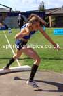 Heptathlon shot putt, 2025 EAP International Combined Events, Hexham, Northumberland.  Photo: David T. Hewitson/Sports for All Pics